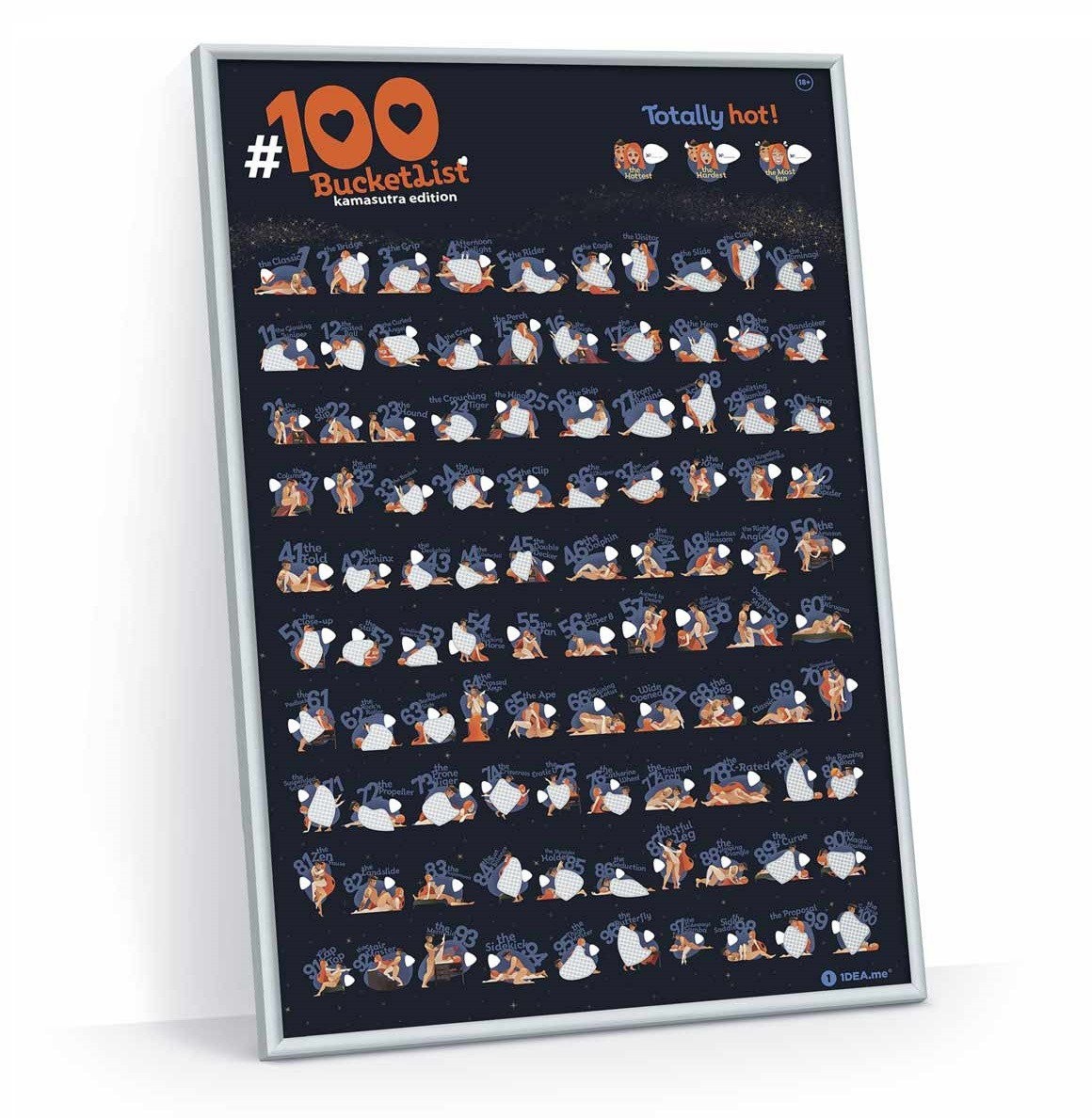

Скретч-постер 1DEA.me 100 ДЕЛ Kamasutra edition в раме (45)