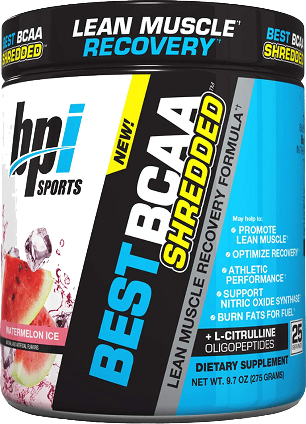 

Аминокислота BPI Best BCAA Shredded 275 г Watermelon Ice (811213027285)