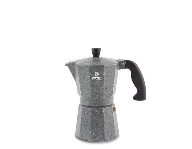 

Гейзерная кофеварка Vinzer Moka Granito 9 чашек