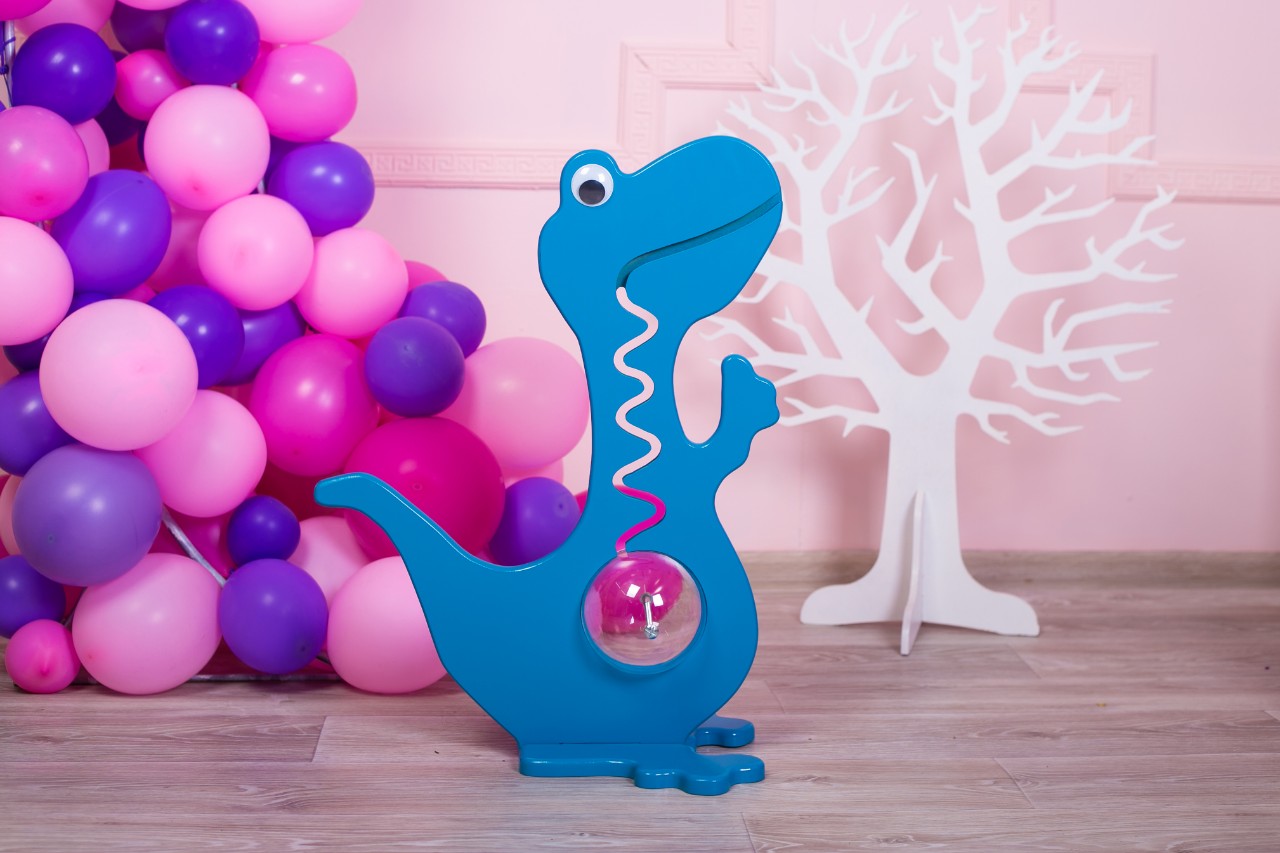

Деревянная копилка BigDino синяя (PN138)