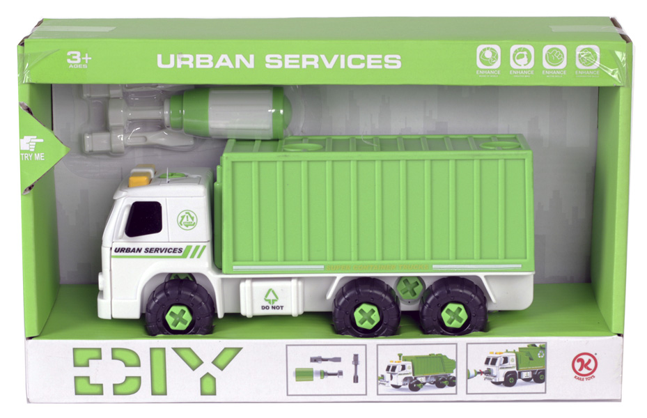 

Игровой набор Kaile Toys Контейнеровоз с отверткой разборная модель (KL902-3)