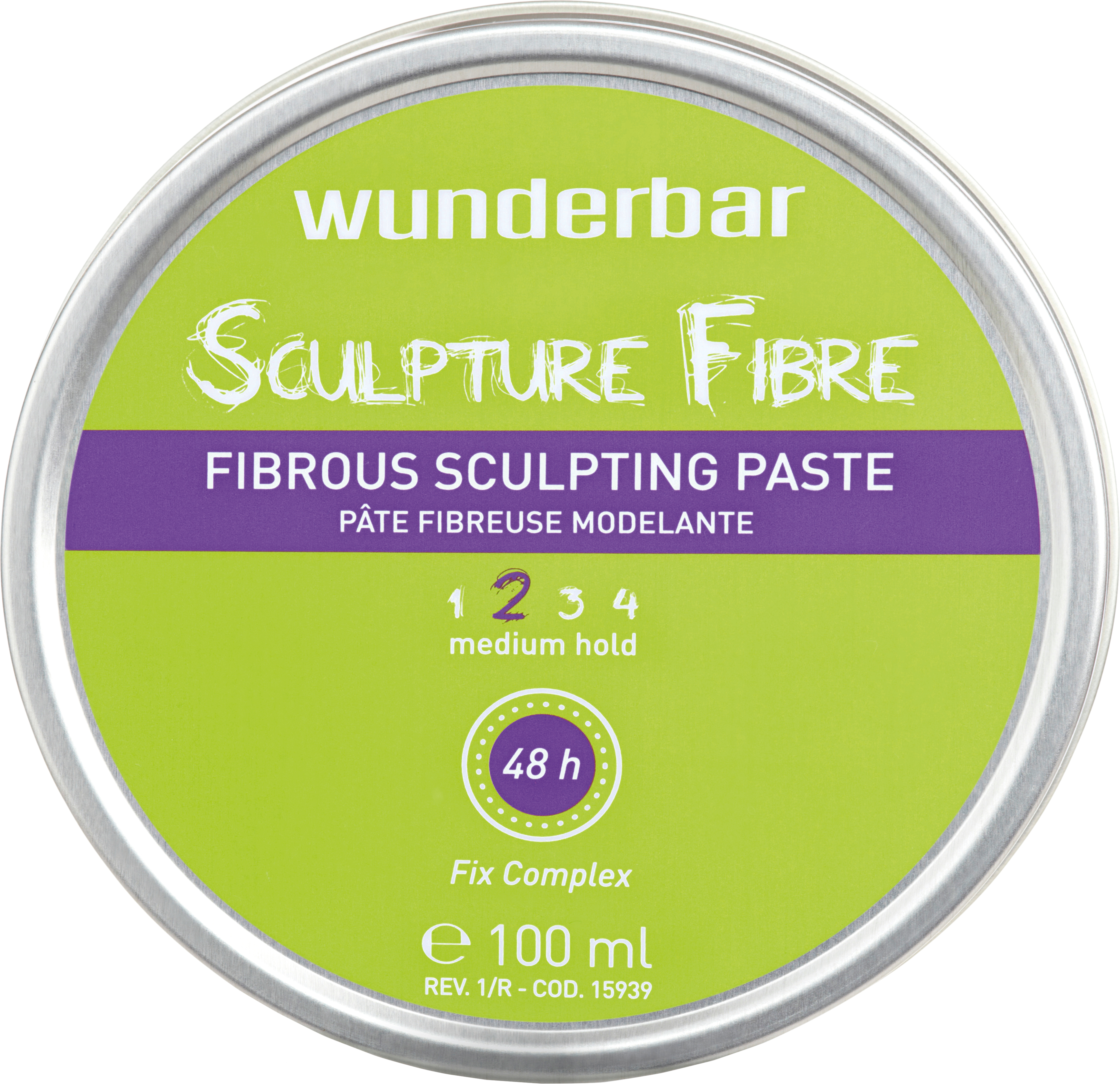 Акція на Паста для волос Wunderbar Sculpture Fibre Fibrous Sculpting Paste волокнистая скульптурная средней фиксации 100 мл (5499899069277) від Rozetka UA