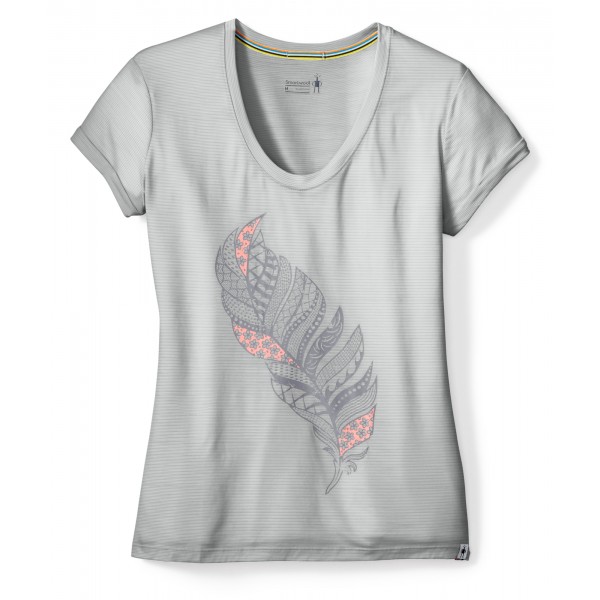 

Футболка Smartwool Women's Merino 150 Feather Tee Серый