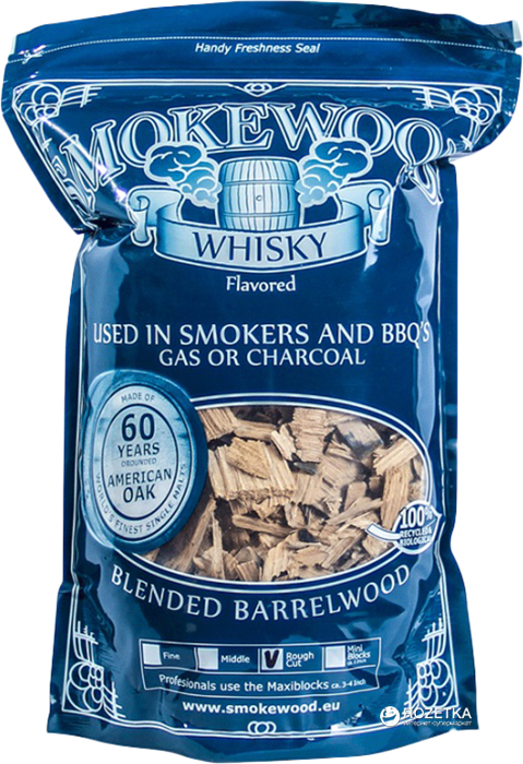 

Стружка Smokewood для копчения Whisky крупная 7620 (8717953167620)
