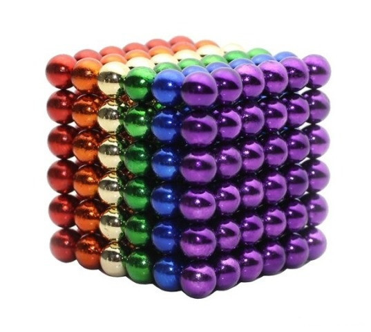 

Головоломка Неокуб Neocube 216 магнитных шариков 5 мм Colour