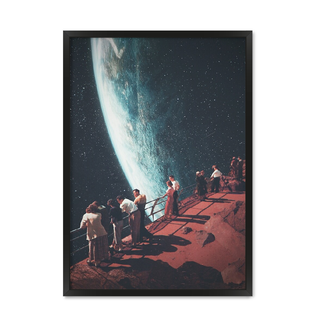 

Постер "LOVE&SPACE" с антибликовым стеклом 42 x 59.4 см в чёрной рамке
