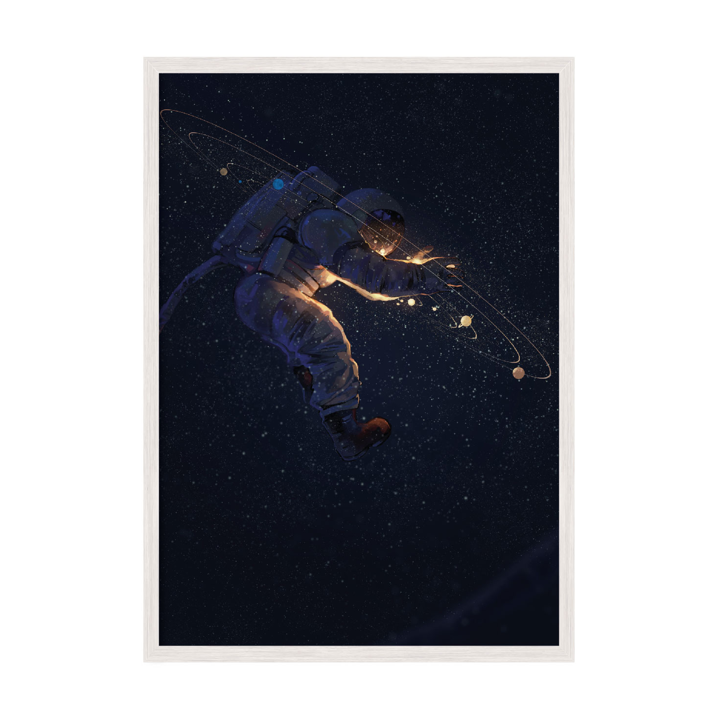 

Постер "Dark Space" с антибликовым стеклом 59.6 x 84 см в белой рамке