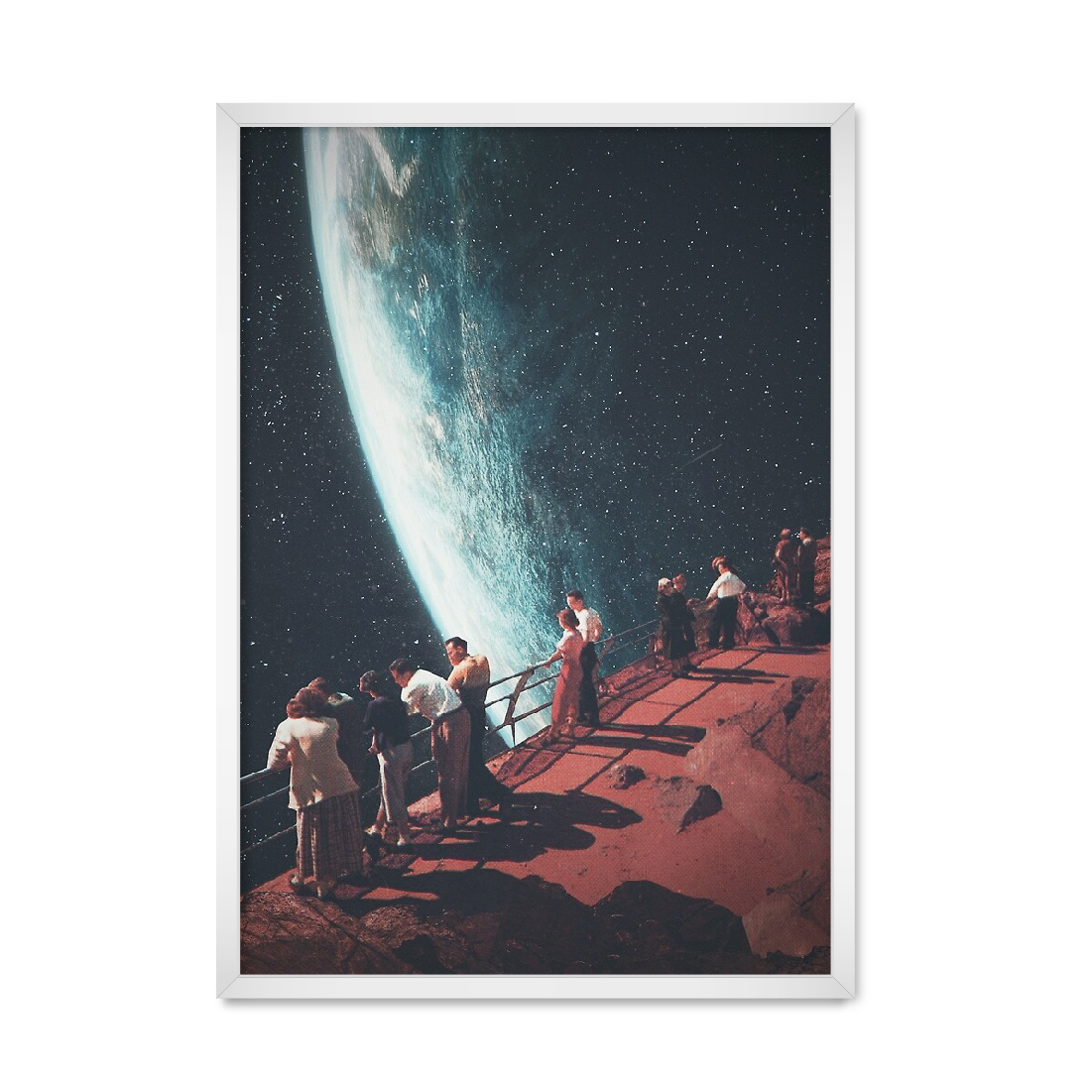 

Постер "LOVE&SPACE" без стекла 59.6 x 84 см в белой рамке
