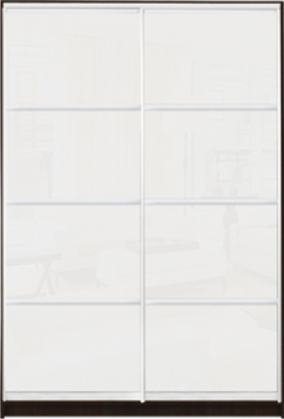 

Шкаф купе Luxe Studio Стандарт-3 Цветной комбинированный фасад 1800x2100x450 двухдверный