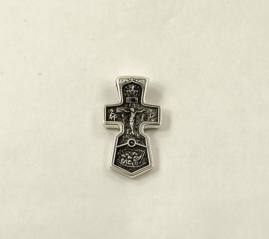 

Крест "Распятие. Святитель Николай Угодник" Maxi Silver 9002