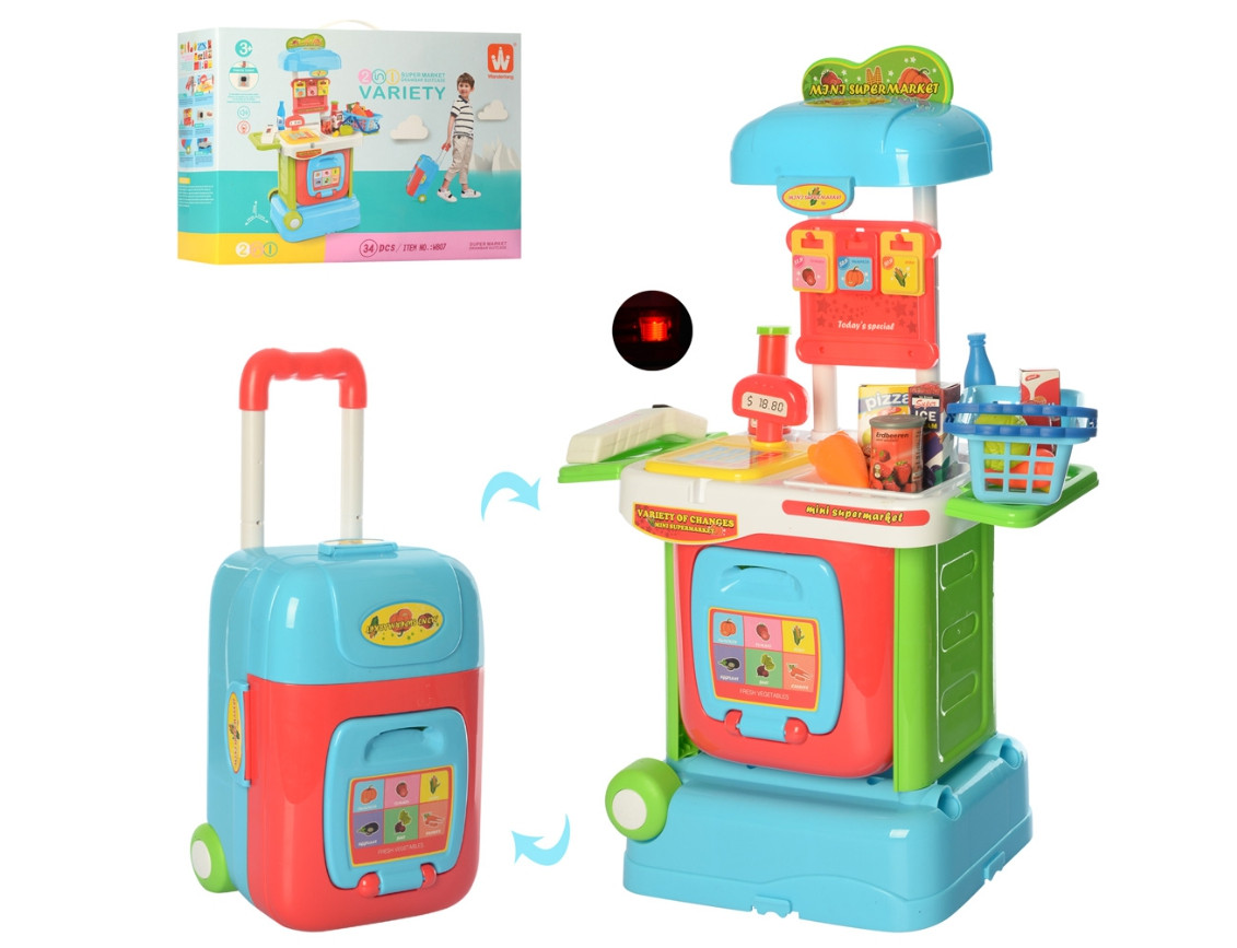 

Игровой набор Wanderlong Магазин в чемодане W807
