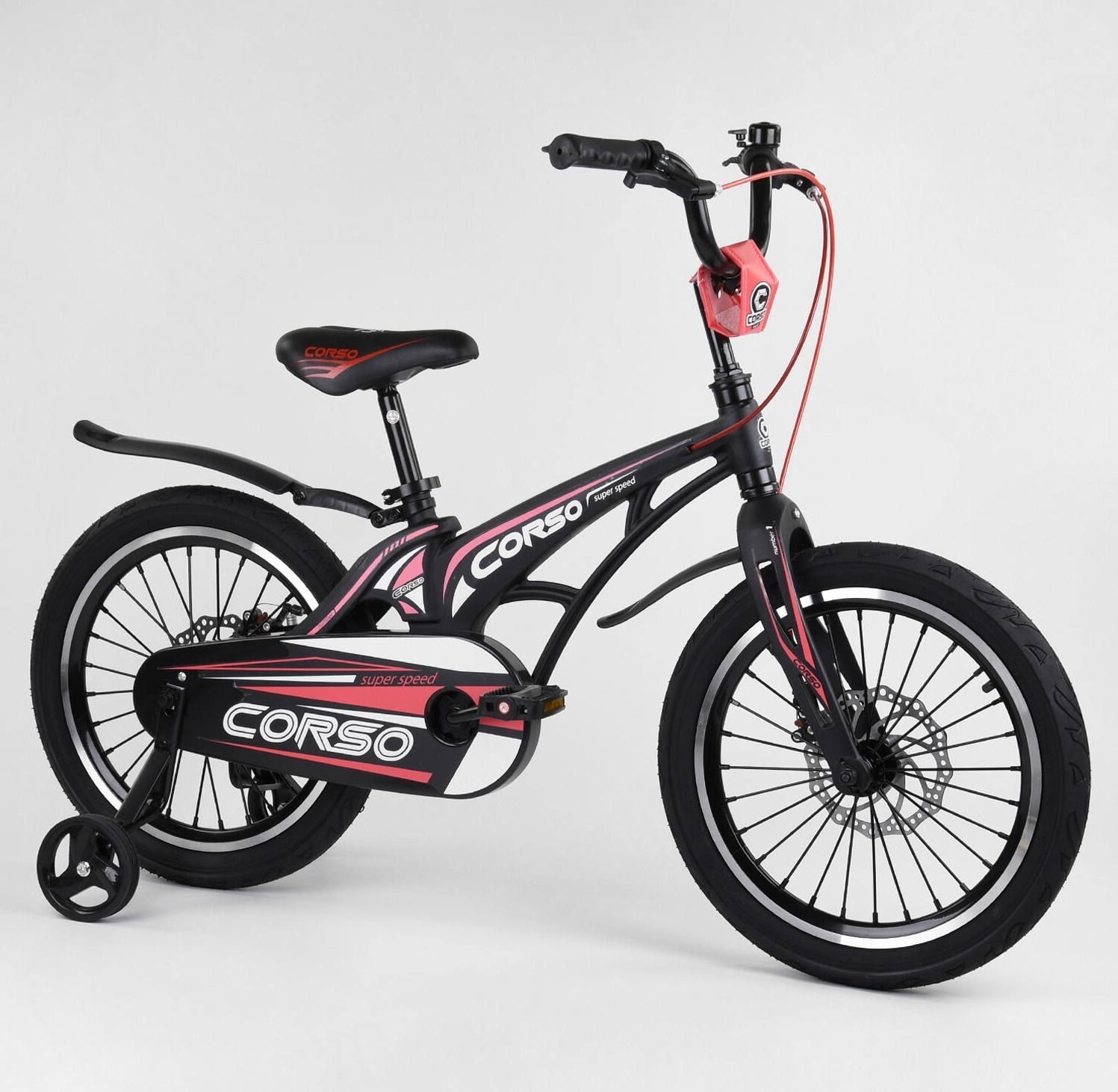 

Велосипед Corso Super Speed 18" MG-18939 Black / Red (MG-18939)