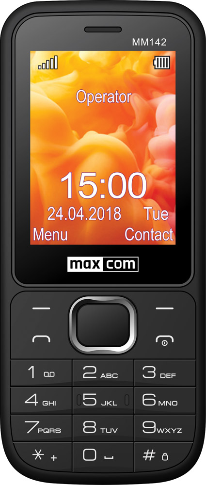 

Мобильный телефон Maxcom MM142 Black