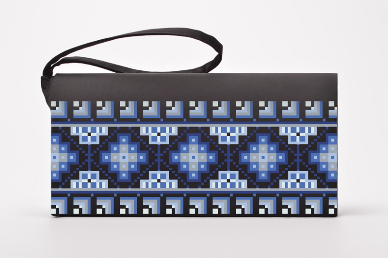 

Набір для вишивки нитками Барвиста Вишиванка заготовки пошитого клатча Ніжність (КЛ031лЧ1301i)