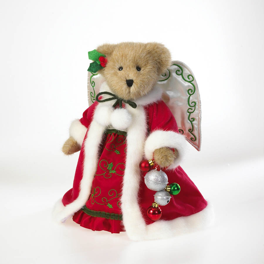 

Рождественский коллекционный Boyds Bears медведь Angeline Hollybell Красный ( 2026 )