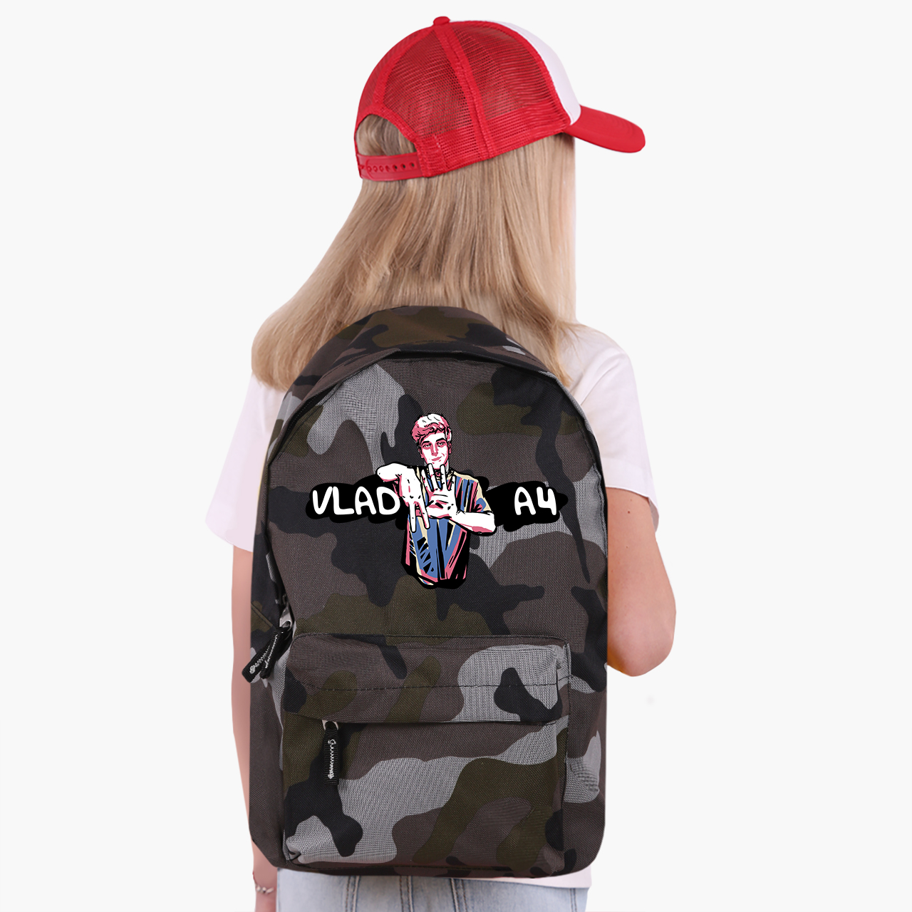 

Рюкзак детский Блогер Влад Бумага А4 (Blogger Vlad A4) (9263-2621) 17 л Камуфляж