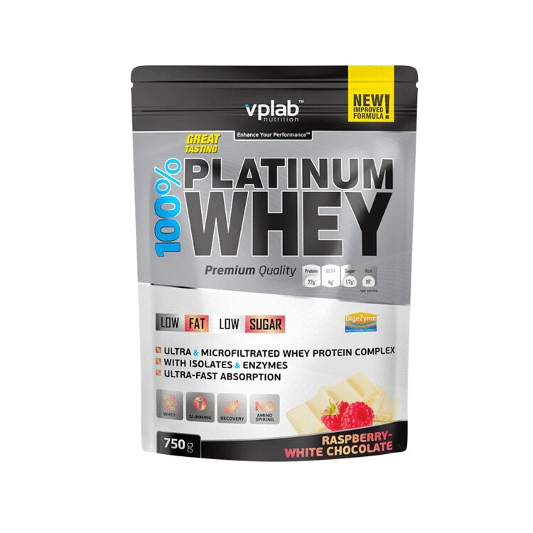 

Протеин VPLab Platinum Whey 750 г Клубника (4384303131)
