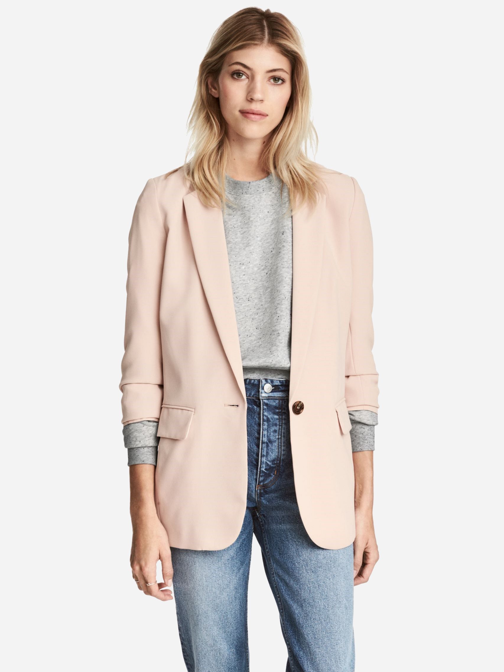 

Пиджак H&M 4849015RP21 34 Розовый