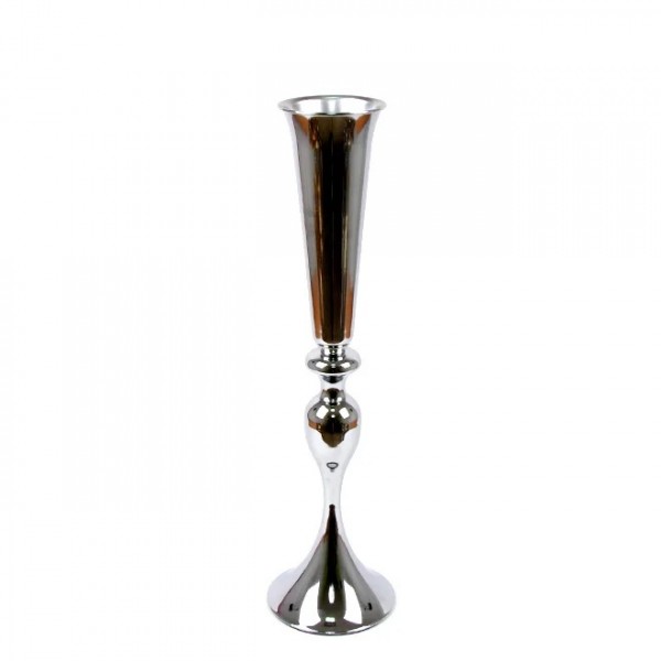 

Подсвечник Flora металлический серебряный H-66 см. 22236