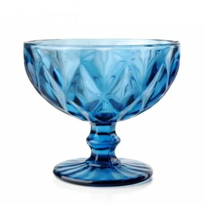 

Комплект синих стеклянных креманок Flora "Elise" 300 мл. 30645 6 шт.