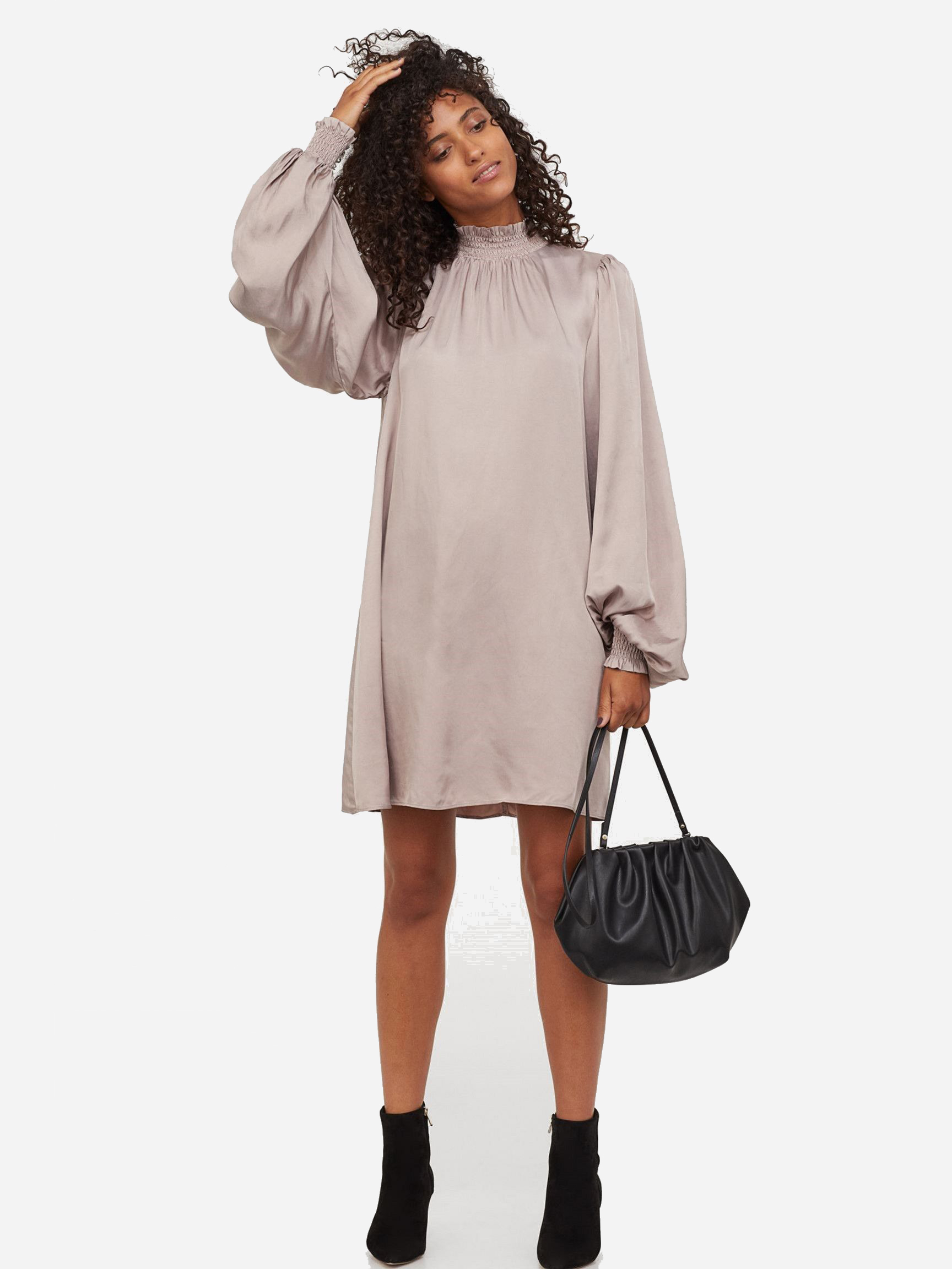 

Платье H&M 9280972dm 34 Серое с лиловым