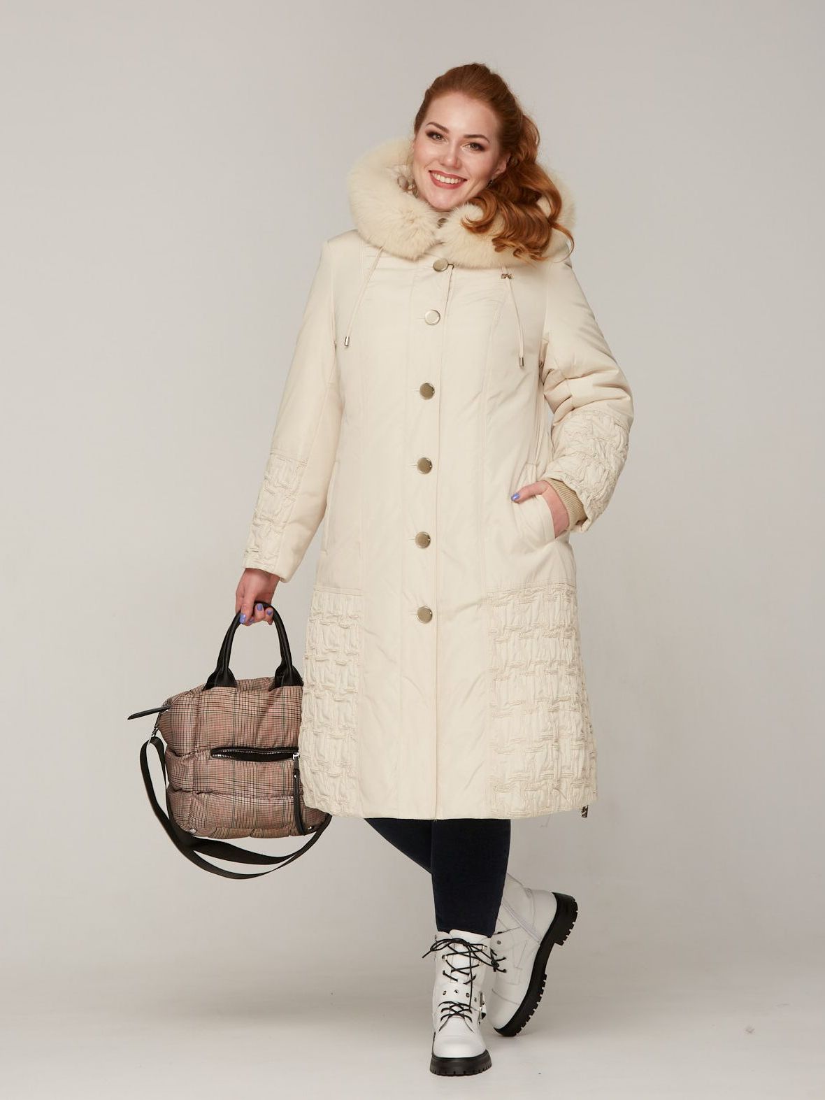 

Куртка Mangust 3558-4_Beige 52 Бежевая