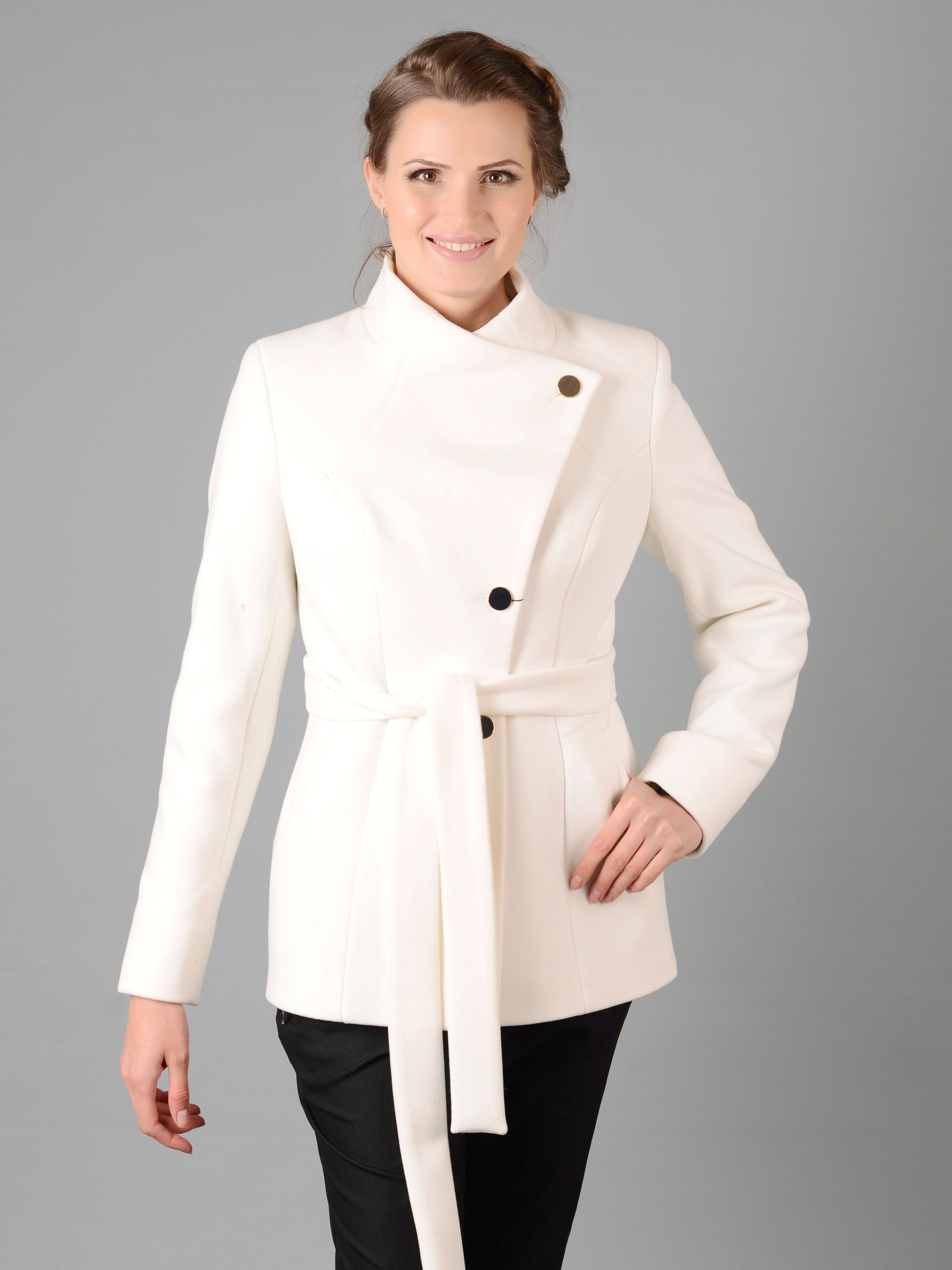 

Полупальто Mangust 1204-White  Белое, Полупальто Mangust 1204-White 50 Белое