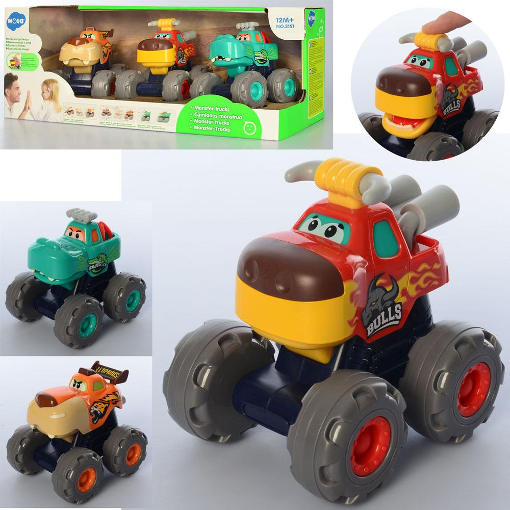 

Набор машинок Hola Toys Монстр-трак A3151
