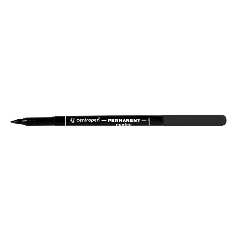 Маркер перманентний Centropen Permanent 1 мм Чорний (2536/01) – фото ...