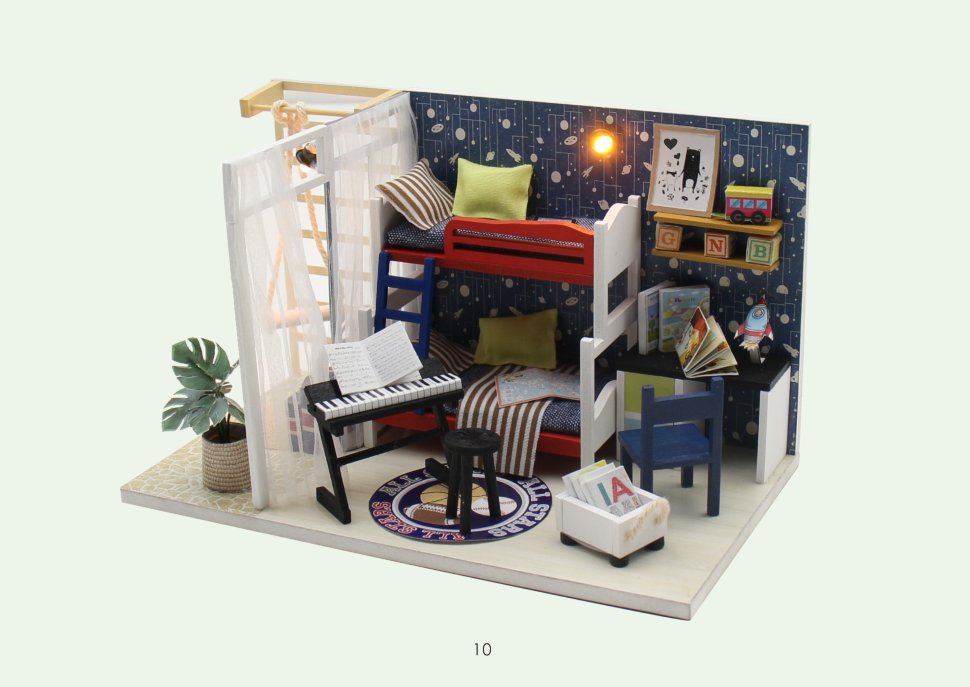 

Румбокс 3D конструктор DIY Cute Room S901 Children's room