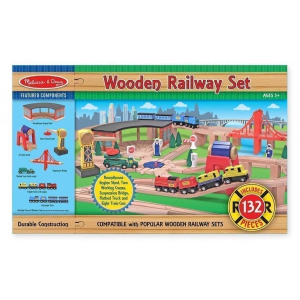 

Деревянная железная дорога Melissa & Doug