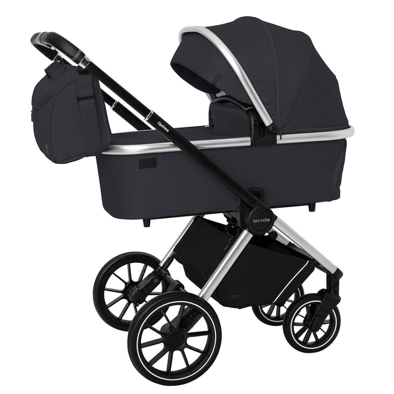 

Коляска детская универсальная CARRELLO Optima CRL-6503 (2in1) Platinum Grey в льне