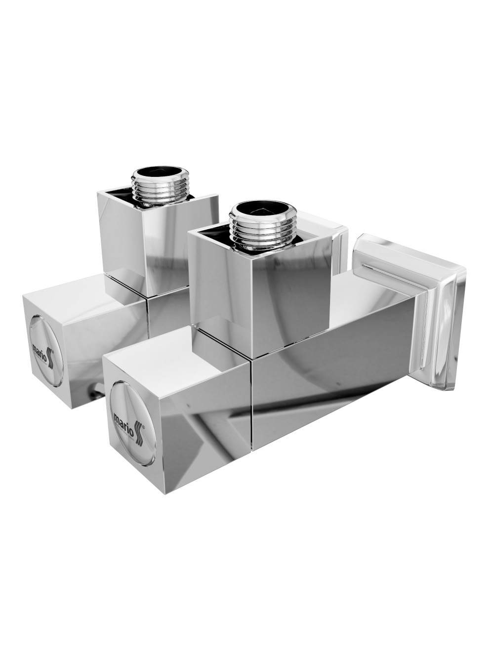

Кран угловой квадрат Mario , G1/2" комплект 2шт