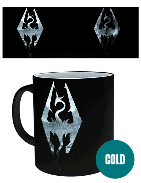 

Чашка-хамелеон GB eye Skyrim - Dragon Symbol Heat Change Mug 300 ml (MGH0065)