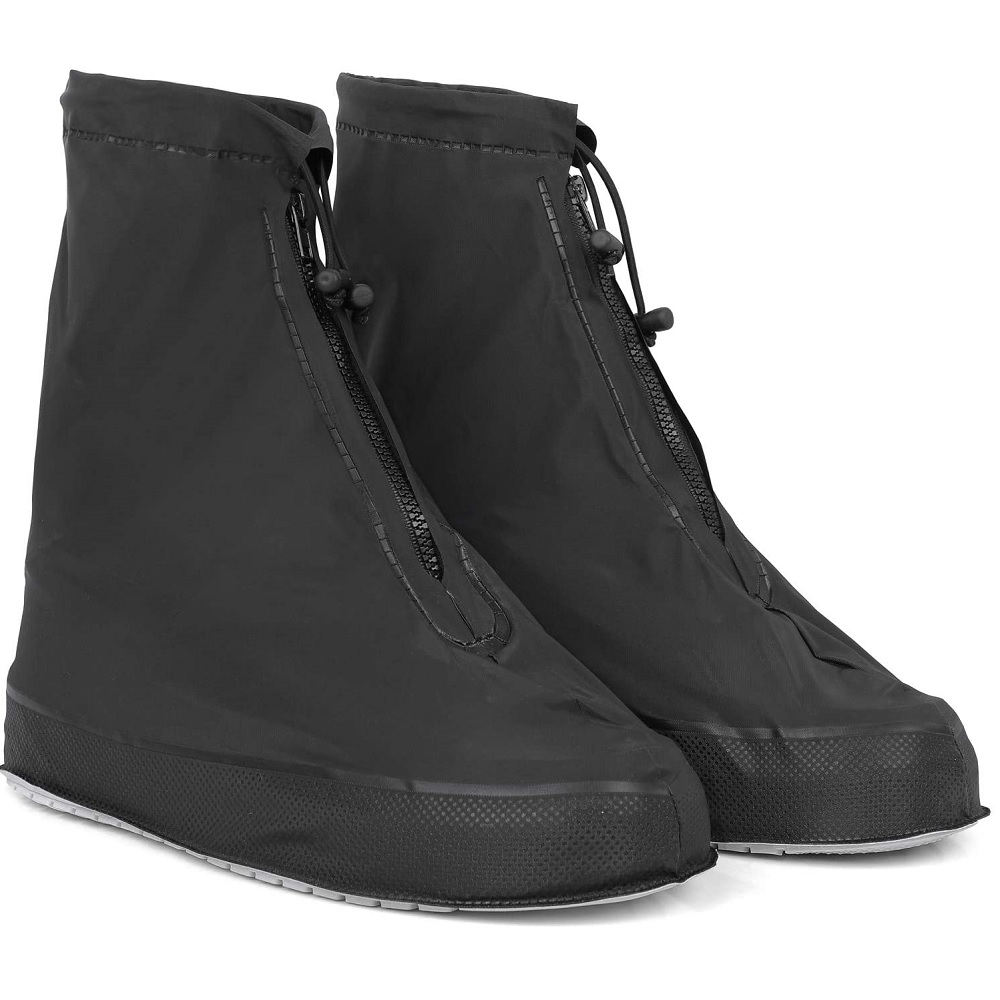 

Бахилы от дождя многоразовые ПВХ Coolnice XL (40-41) Чёрные Низкие New