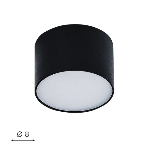 

Светильник накладной Monza R8 AZ2255 LED 5W 3000K черный Azzardo