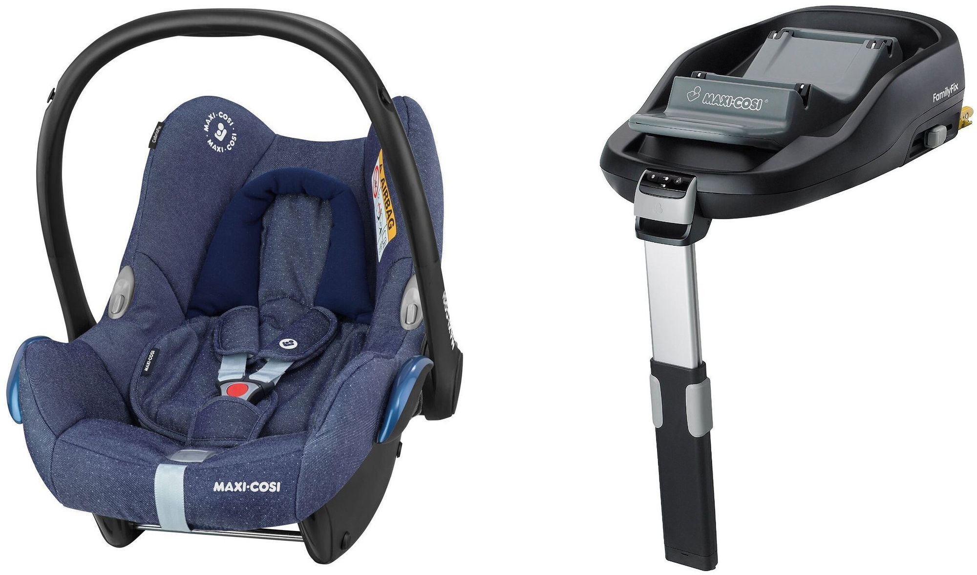 

Детское автокресло Maxi Cosi CabrioFix + baza FamilyFix Sparkling Blue