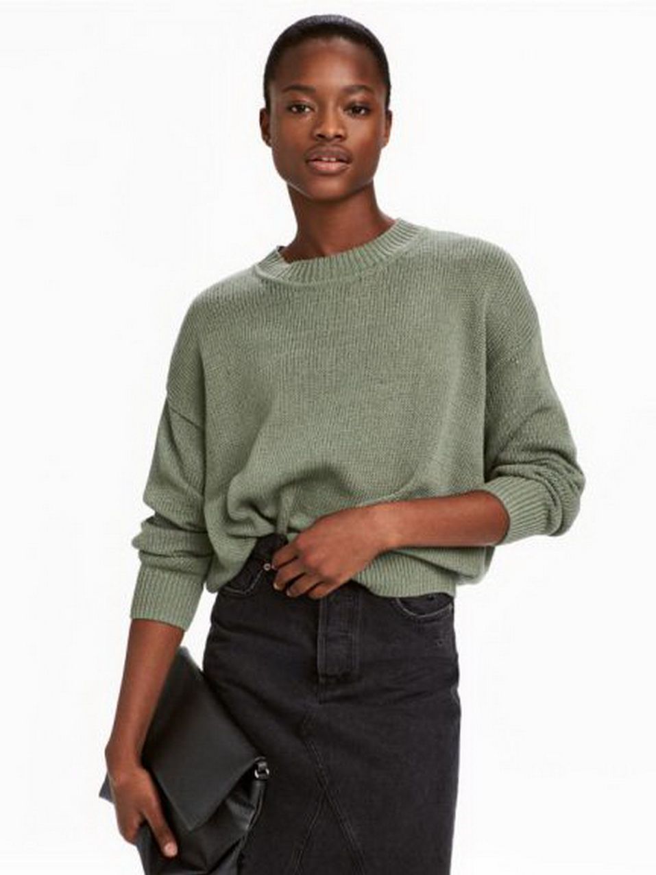 

Джемпер H&M 0610744-7  Оливковый, Джемпер H&M 0610744-7 S Оливковый