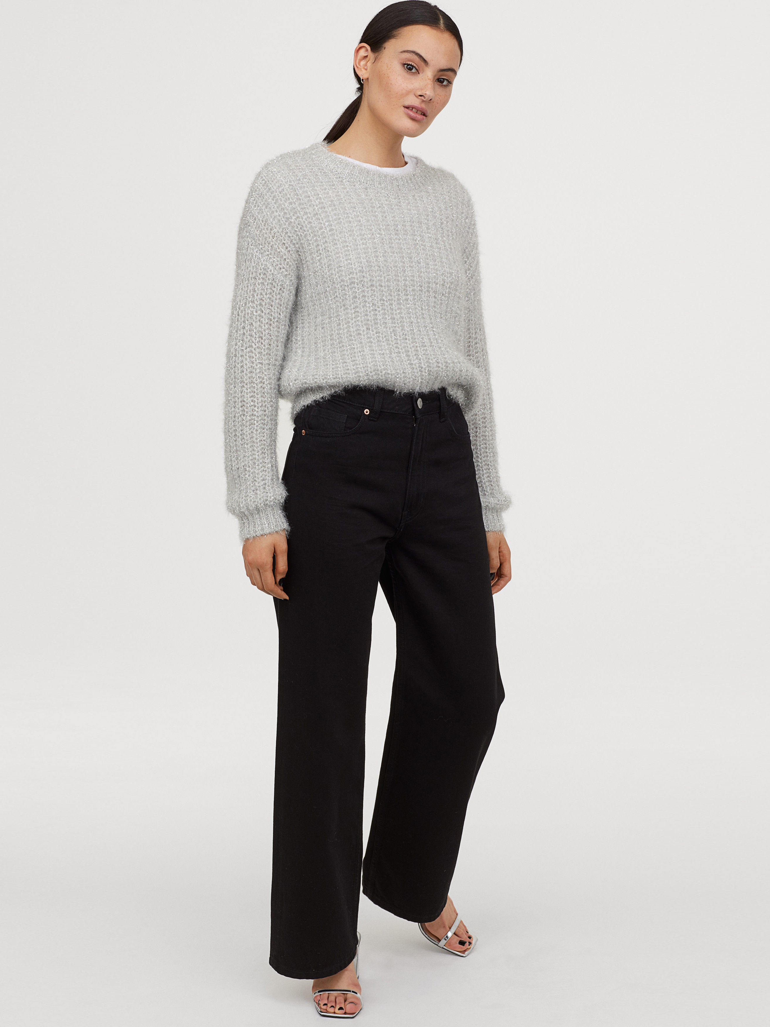 

Джемпер H& 0782446-0  Серебристый, Джемпер H&M 0782446-0 M Серебристый