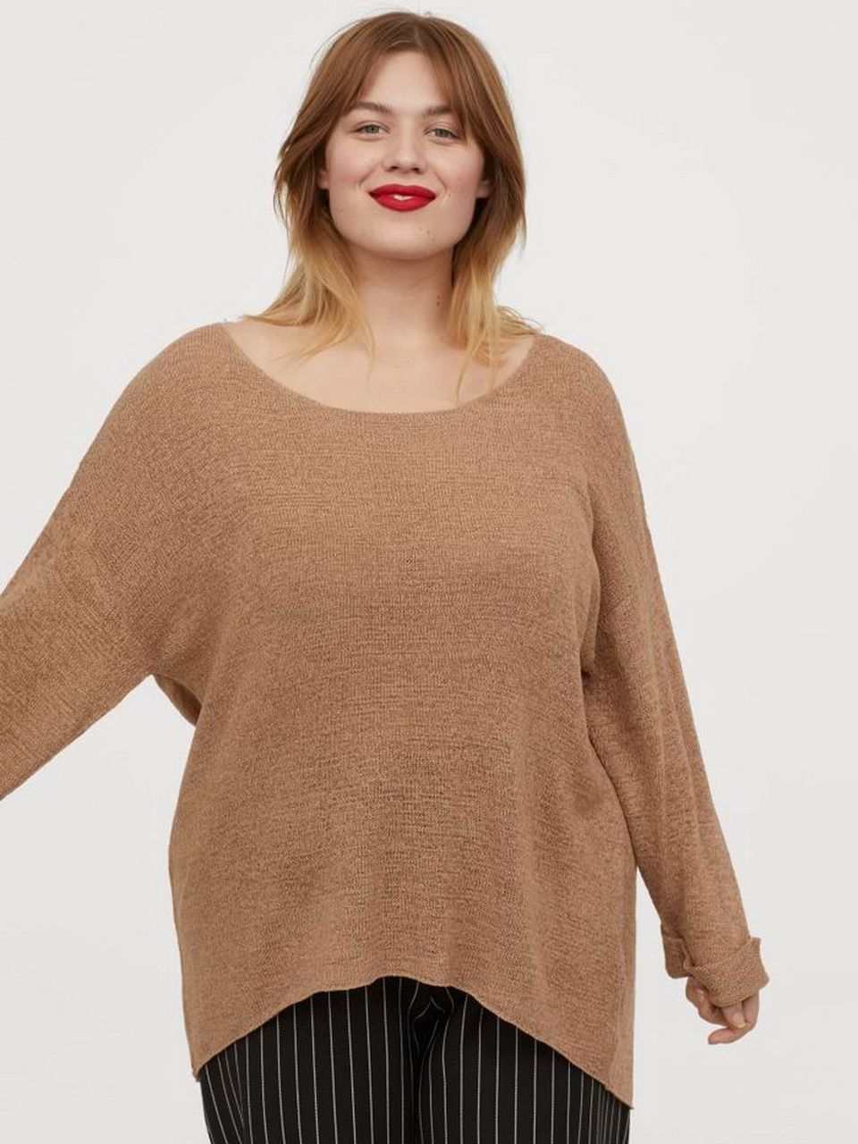 

Джемпер H&M 0831062-1 XL Кофейный