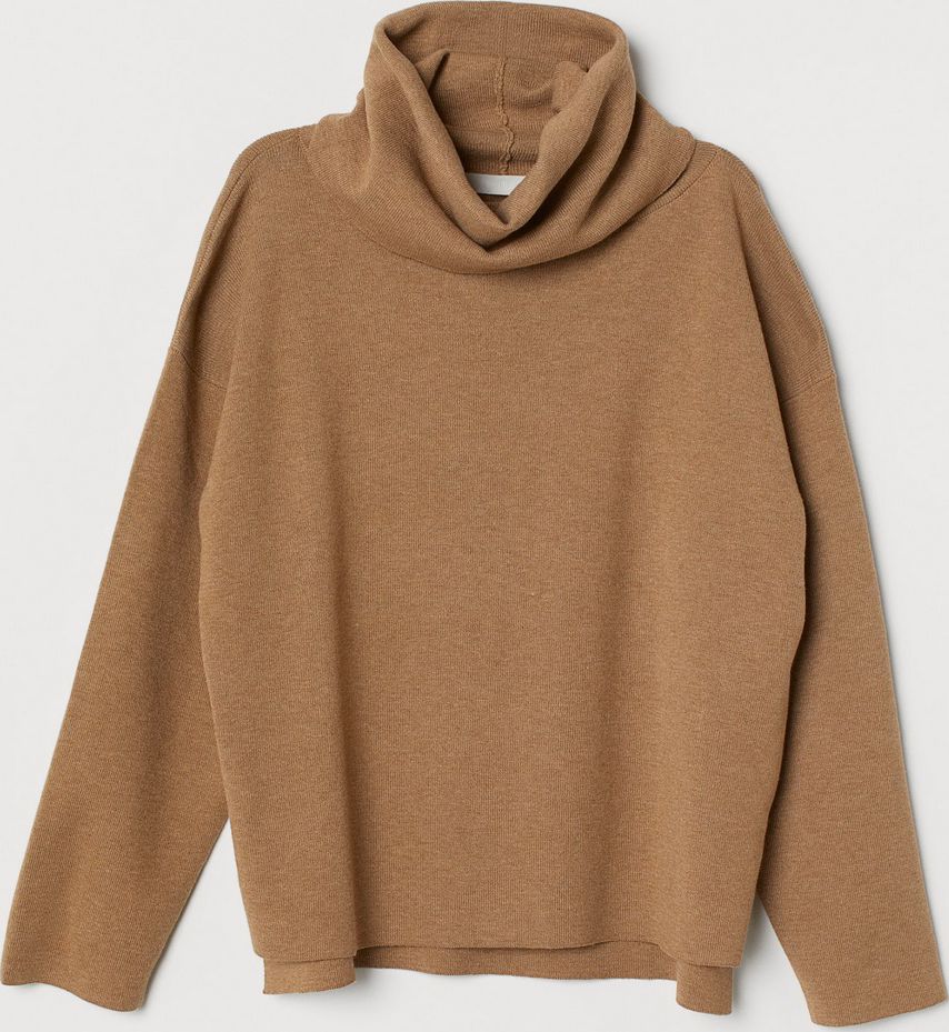 

Свитер H&M 0737060-9  Коричневый, Свитер H&M 0737060-9 S Коричневый