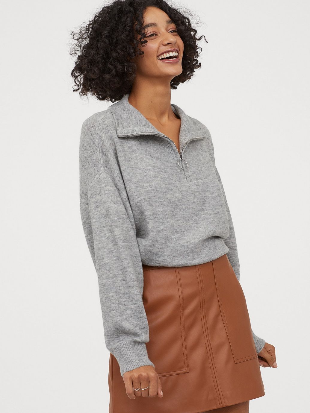 

Свитер H&M 0820563-0 L Серый