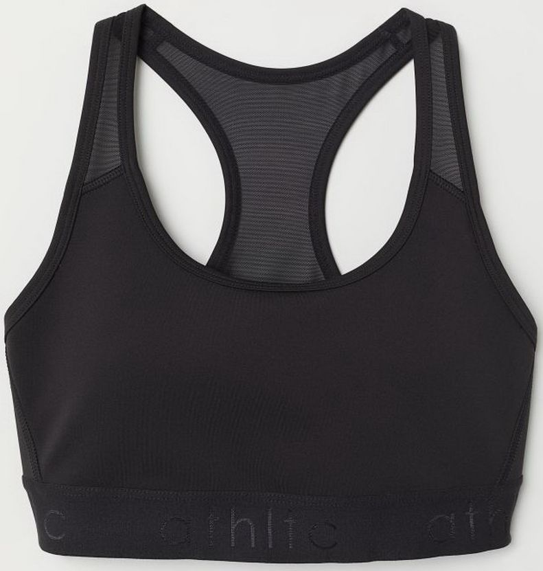 

Спортивный топ H&M Sport 0661399-8 M Черный