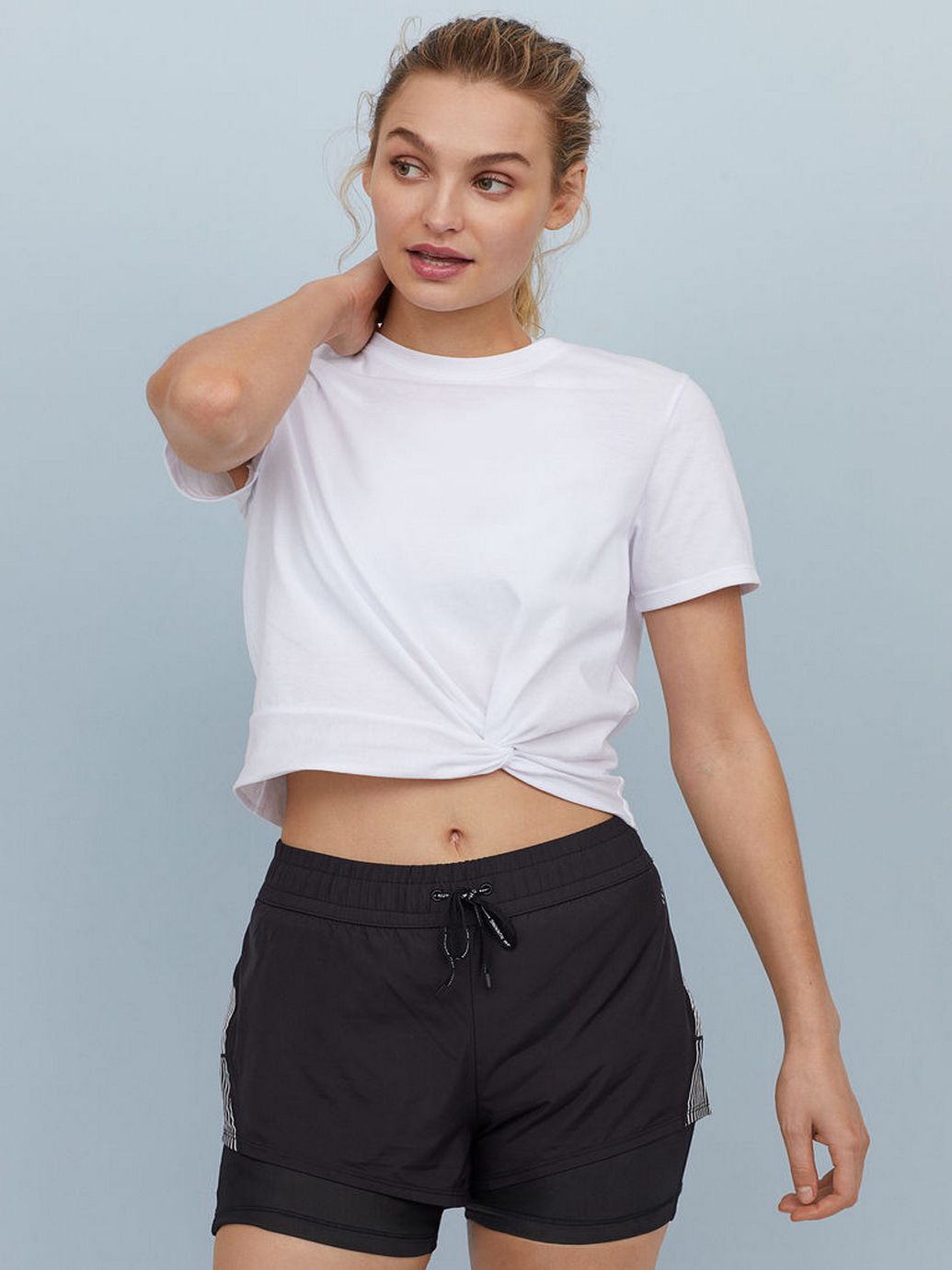 

Топ H& Sport 0742038-0  Белый, Топ H&M Sport 0742038-0 M Белый