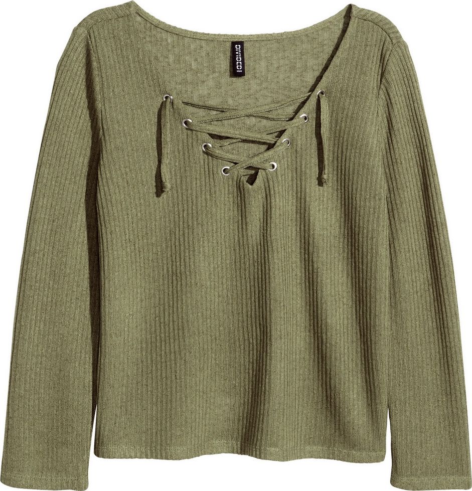 

Пуловер H&M 0382746-4 XS Хаки