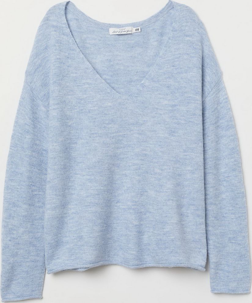 

Пуловер H&M 0519847-8 S Голубой