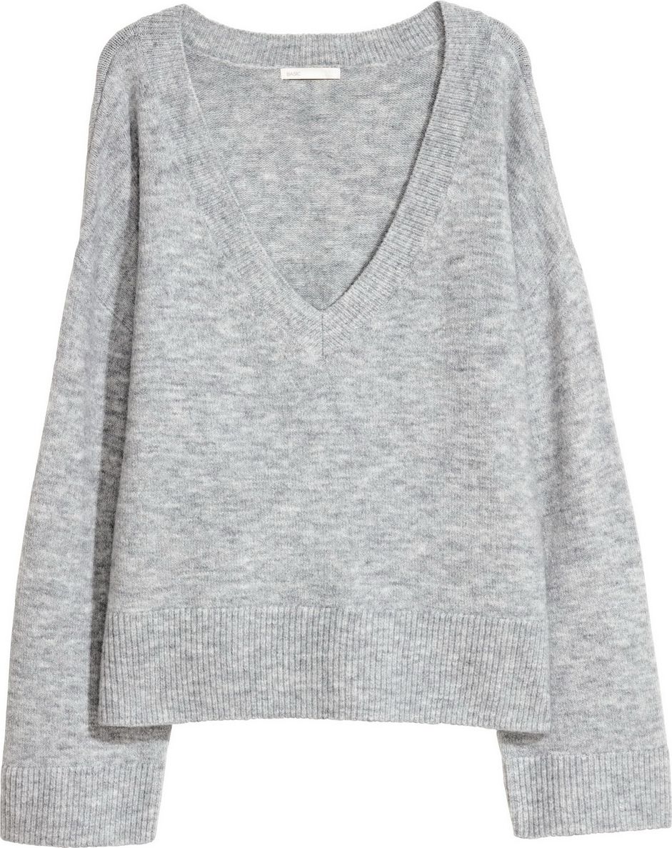 

Пуловер H&M 0579751-7 XL Серый