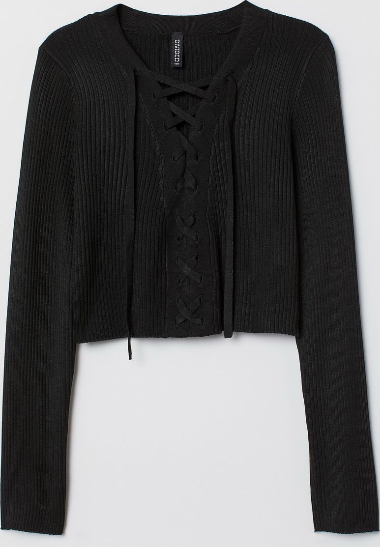 

Пуловер H&M 0689096-9 S Черный