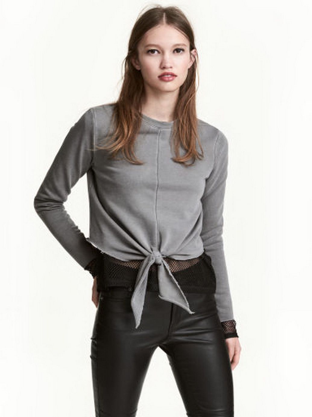 

Свитшот H&M 0460286-5  Серый, Свитшот H&M 0460286-5 XS Серый
