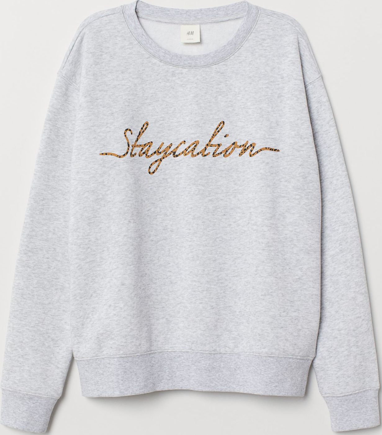 

Свитшот H&M 0687601-9 M Серый